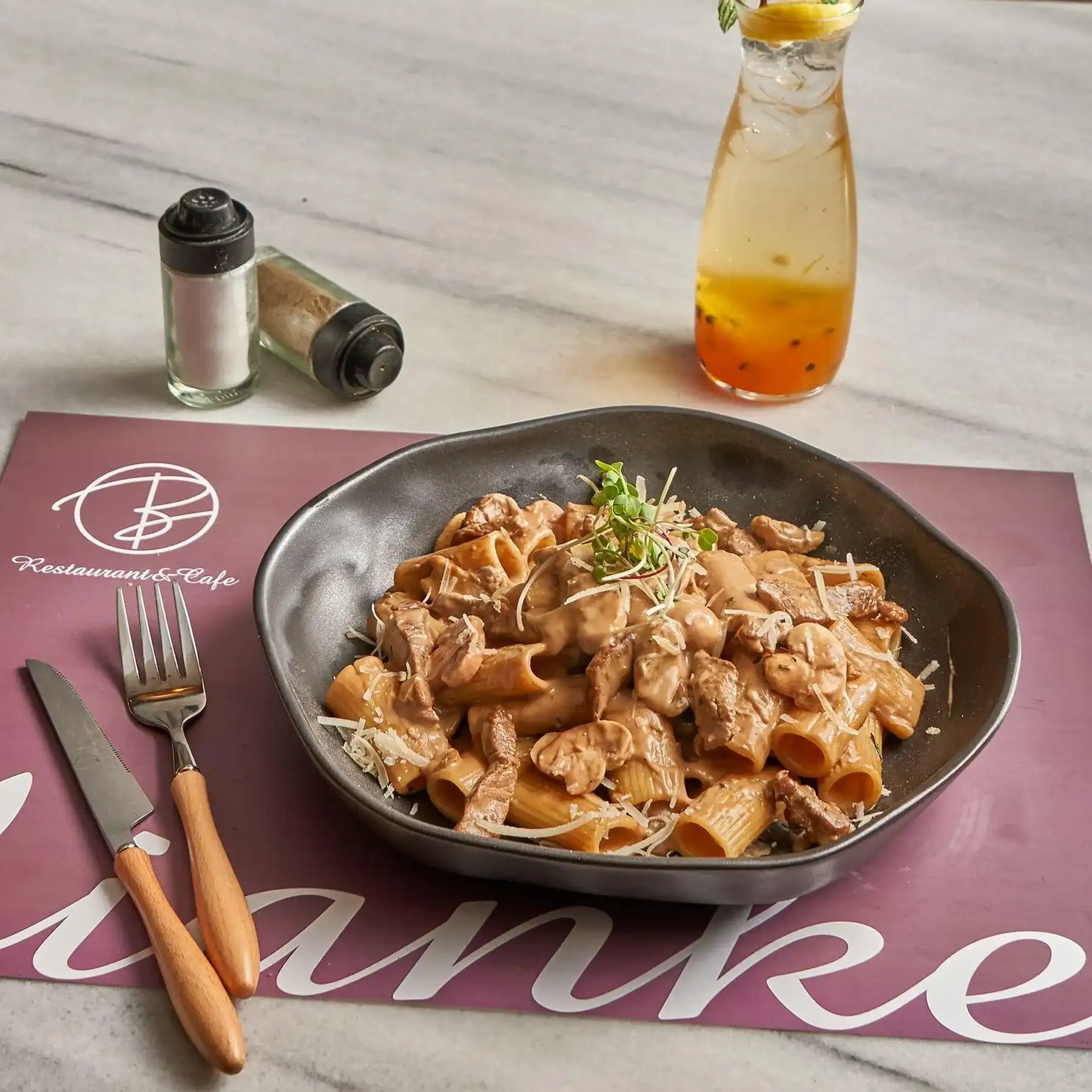 Rigatoni Beef & Mushroom