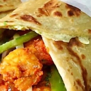 Shrimp Kathi Roll